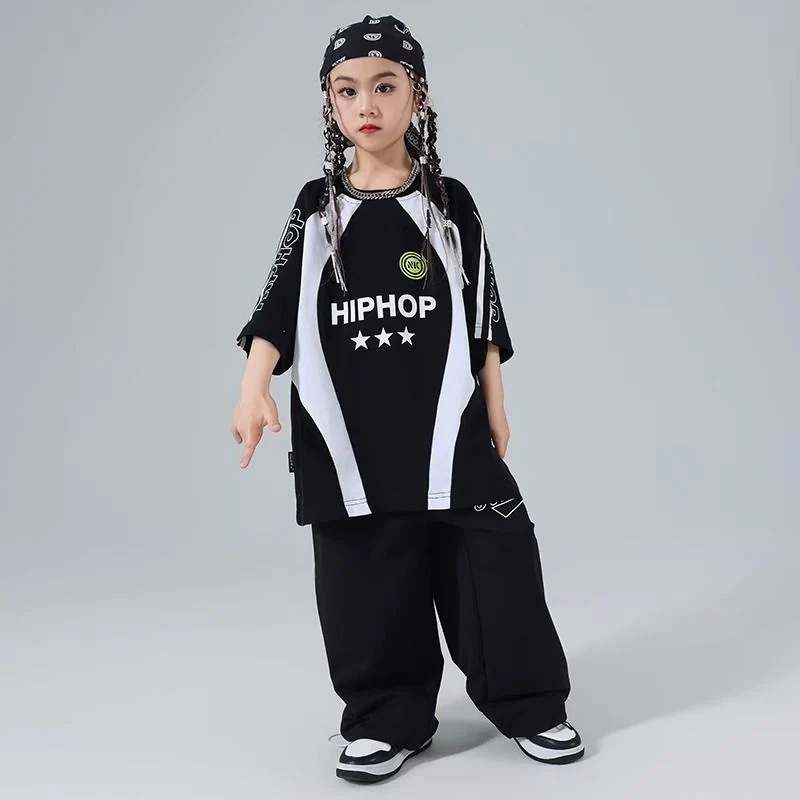 子供の子供の街のダンスの演技服のヒップホップの風潮の服のクールでかっこいい男女の子供のスーツの男の子のショーの格好いい小学生 子供の子供の街のダンスの演技服のヒップホップの風潮の服のクールでかっこいい男女の子供のスーツの男の子のショーの格好いい小学生