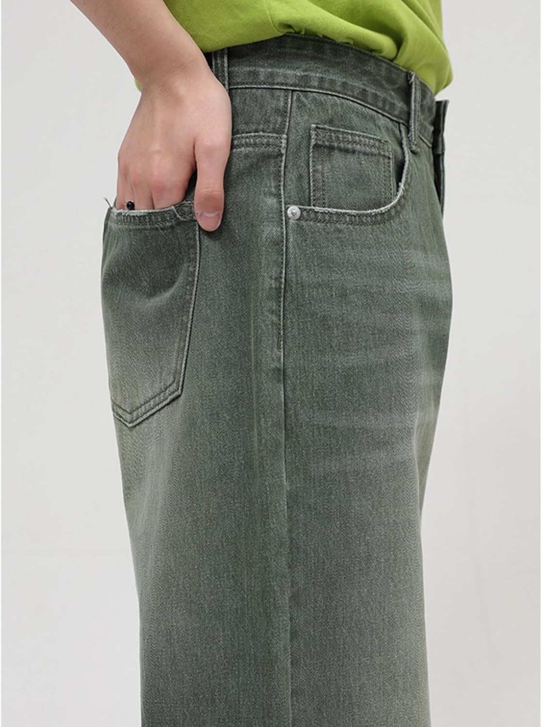 ジーパン デニムパンツ ズボン ロングパンツ メンズ 大人 男女兼用 ワイドデニム へやぎ ウォッシュ加工 厚い 立体裁断 ストリート系 大きいサイズ カッコイイ 秋用 春秋 バイカージーン