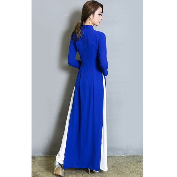 アオザイ ドレス ワンピース 大人 レディース ロングドレス ロング
