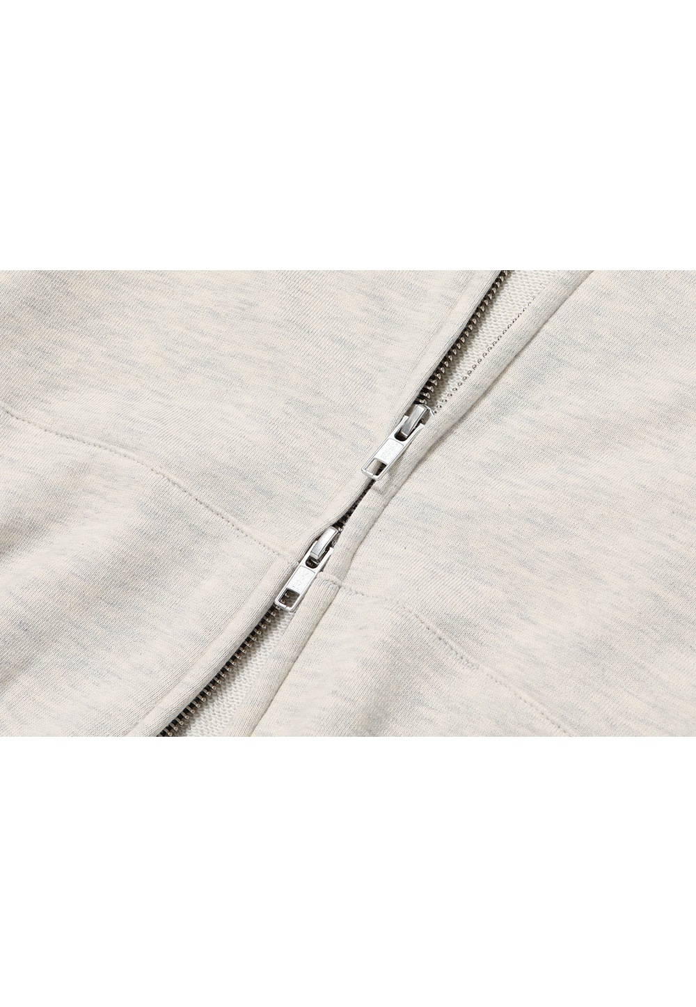 【WOOALONG】 SIGNATURE CROP HOOD ZIP-UP : OAT MEAL 【WOOALONG】 SIGNATURE CROP HOOD ZIP-UP : OAT MEAL