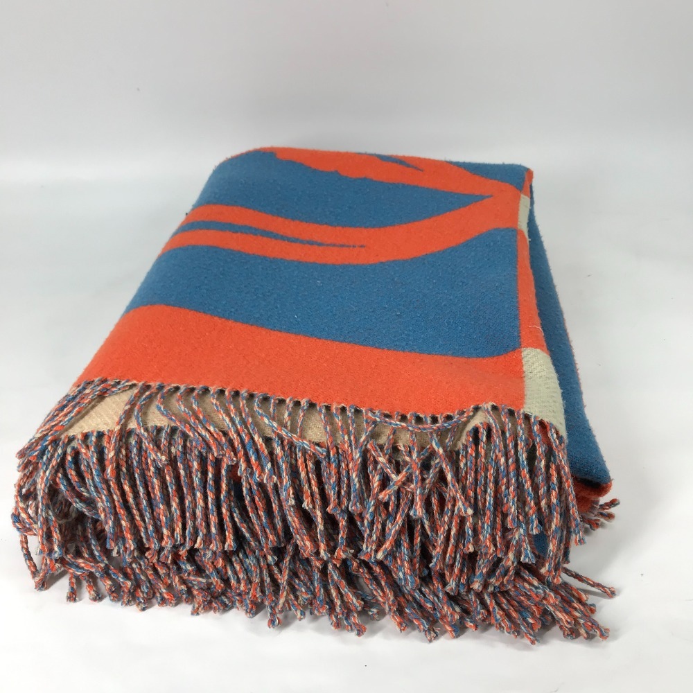 ブランケット プレード ブリッド・ドゥ・ガラ プレードBrides de Gala 毛布 インテリア フリンジ ウール/カシミヤ オレンジ ブランケット プレード ブリッド・ドゥ・ガラ プレードBrides de Gala 毛布 インテリア フリンジ ウール/カシミヤ オレンジ