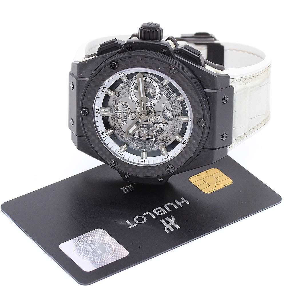 訳あり ウブロ HUBLOT 701.CQ.0112.HR キングパワー ウニコ デイト クロノグラフ 自動巻き メンズ 保証書付き_775959【中古】 訳あり ウブロ HUBLOT 701.CQ.0112.HR キングパワー ウニコ デイト クロノグラフ 自動巻き メンズ 保証書付き_775959【中古】