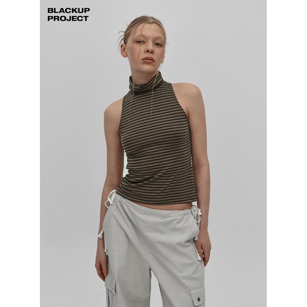 ブラックアップ [春新品] [MADE] ピンキーストライプポーラーナシ