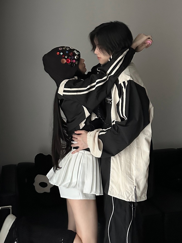 今年 秋冬 韓国 かわいい レディース フード付きアウターフーディーロゴブルゾン長袖シルエットトップスサイド冬カジュアルファッション系サイズお出かけフル丈羽織りトラック