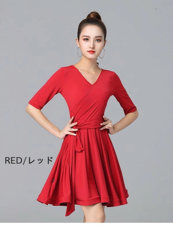 超人気,大特価 社交ダンスドレス ワンピース ラテン衣装 ラテンドレス ブラック 黒 練習着 大きいサイズ モダン ラテンダンス用 レディース 女性用 ダンス衣装 レッスンウェア チャチャチャ ルンバ