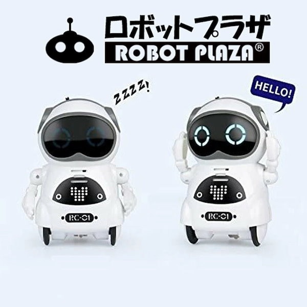 Qoo10] ROBOT PLAZA 英語 しゃべる ポケットロボット おもち