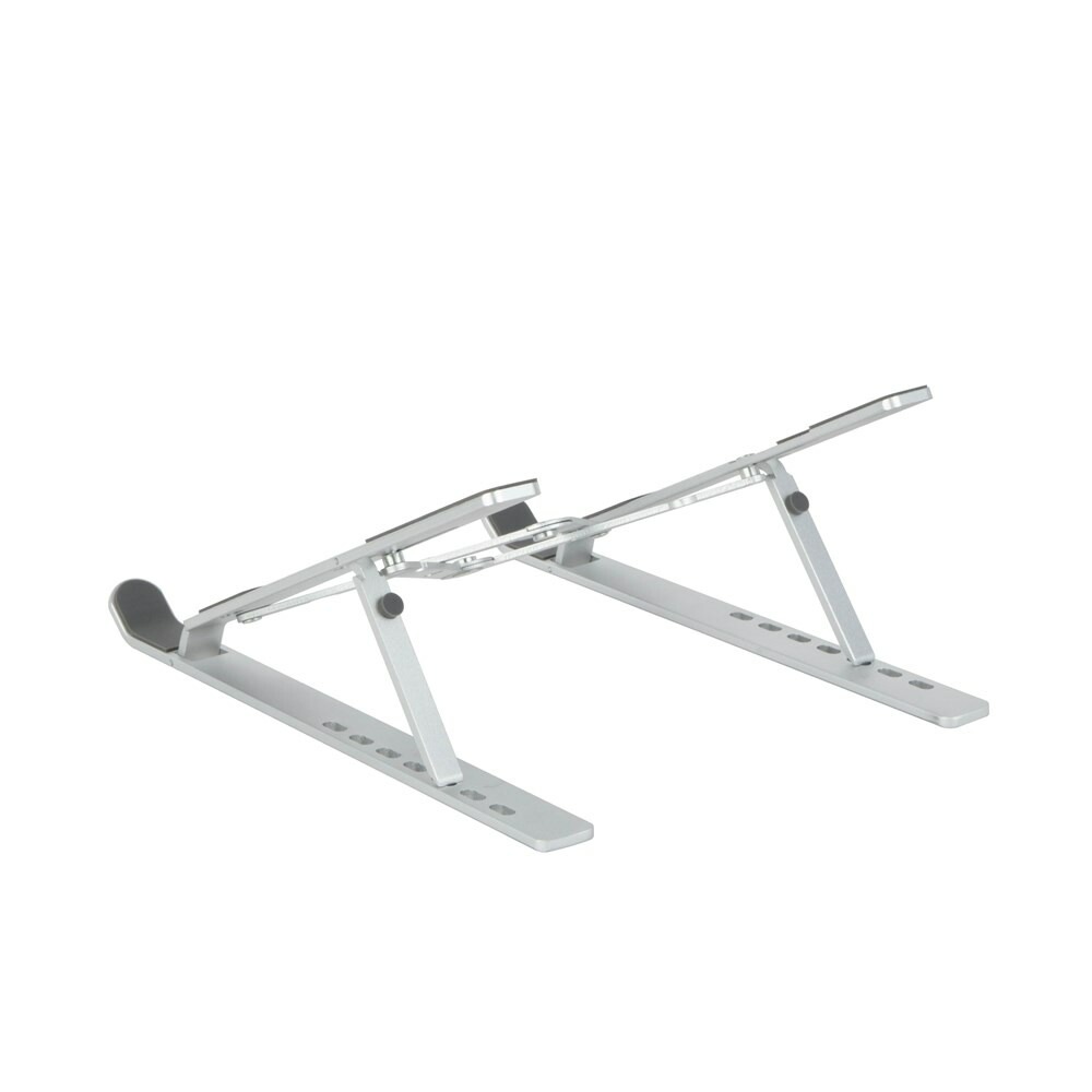 （まとめ買い）折りたたみノートPC/タブレットスタンド アルミ シルバー NPA-001SL [x3]