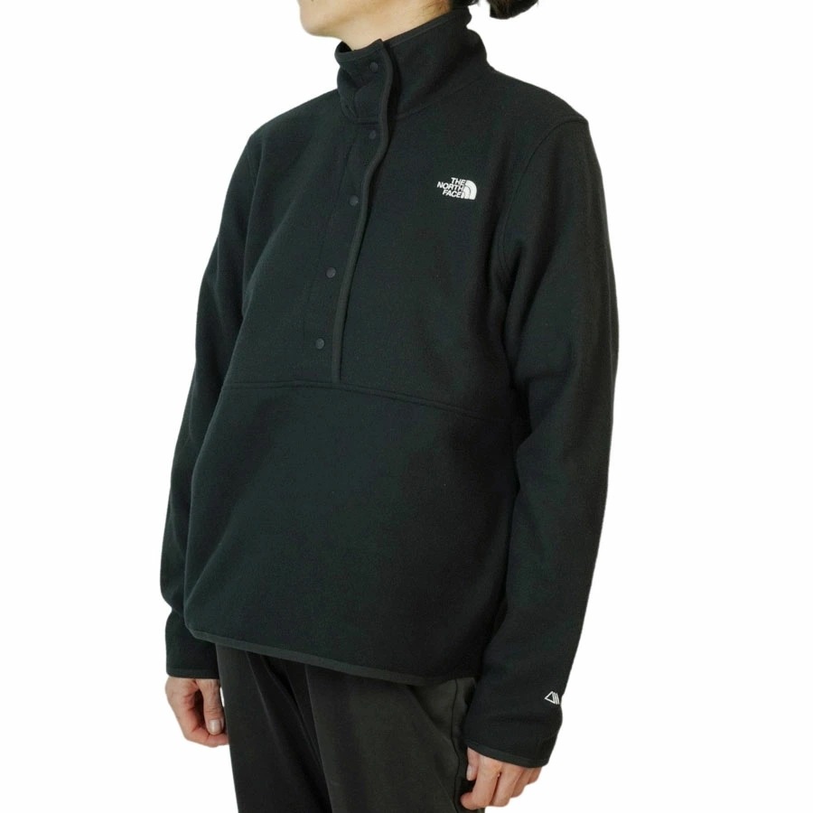 ノースフェイスTHE NORTH FACEレディース フリースW ALPINE 100 1/2 SNAPウィメンズ アルパイン スナップTNF BLAC