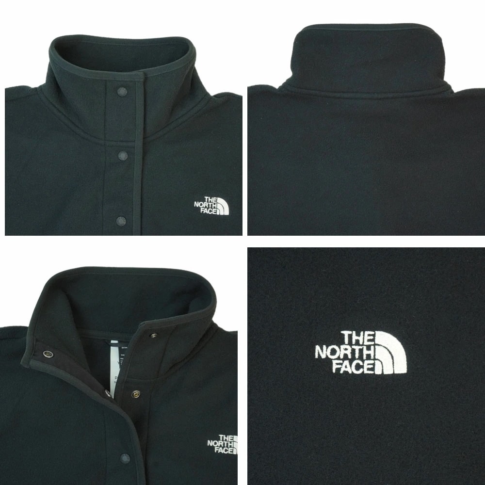 ノースフェイスTHE NORTH FACEレディース フリースW ALPINE 100 1/2 SNAPウィメンズ アルパイン スナップTNF BLAC