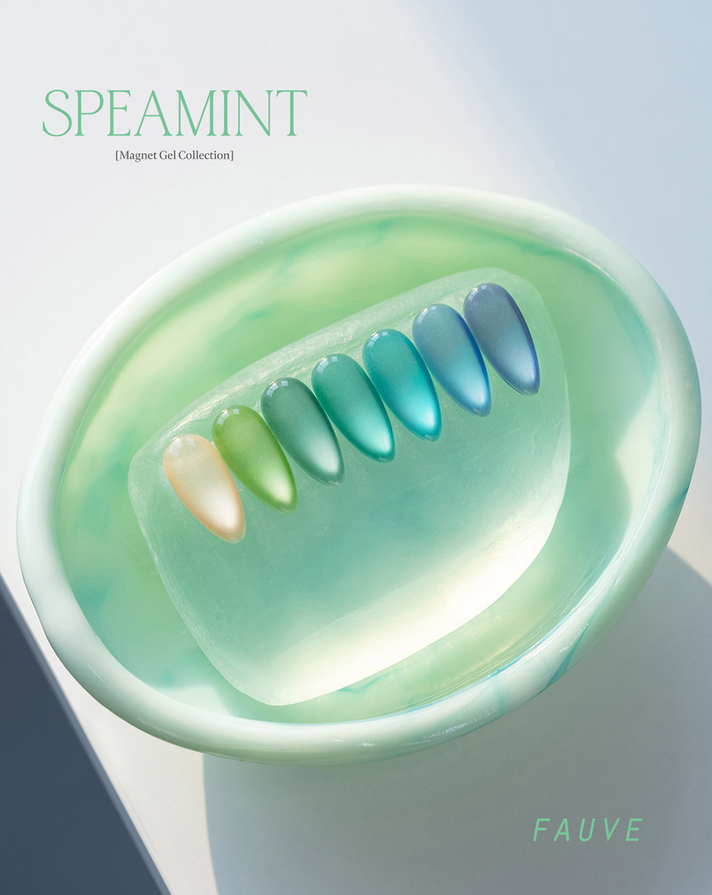 [FAUVE] 【SPEAMINT : Magnet Gel Collection】 7色 セット / スピアミント：マグネットジェルコレクション 7種
