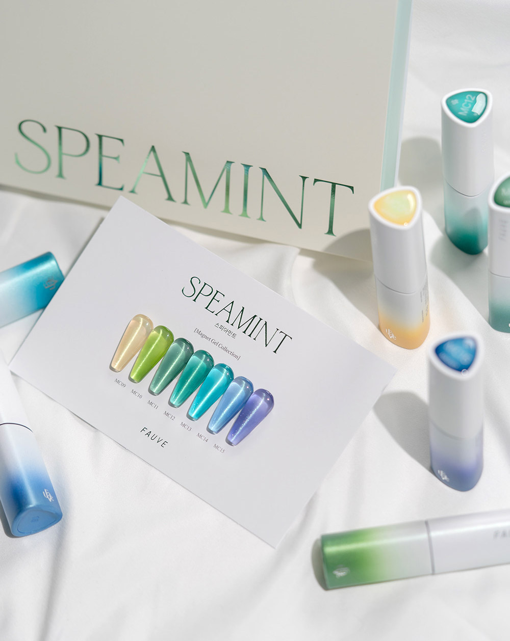 [FAUVE] 【SPEAMINT : Magnet Gel Collection】 7色 セット / スピアミント：マグネットジェルコレクション 7種