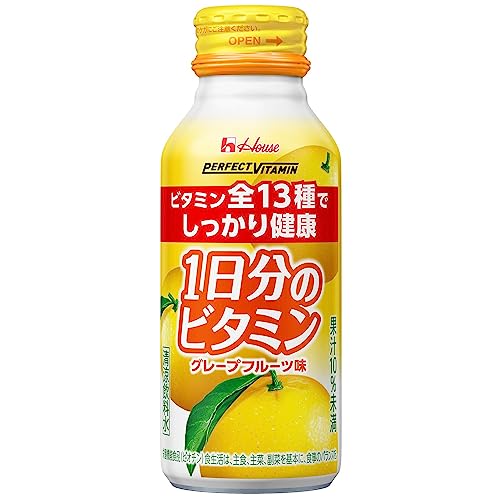 【Amazon.co.jp限定】 With(ウィズ) ハウスウェルネスフーズ PERFECT VITAMIN 1日分のビタミン グレープフルーツ味120ml30本