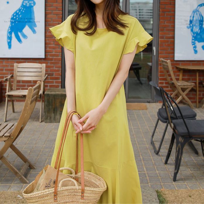 ワンピース　ロングワンピース　ロング　膝丈　マキシ　マキシワンピース　 シャツワンピース　ｔシャツワンピース　フレア　フリル　シフォン　ワイド　オーバーサイズ 韓国 大人可愛い　おしゃれ　カワイイ