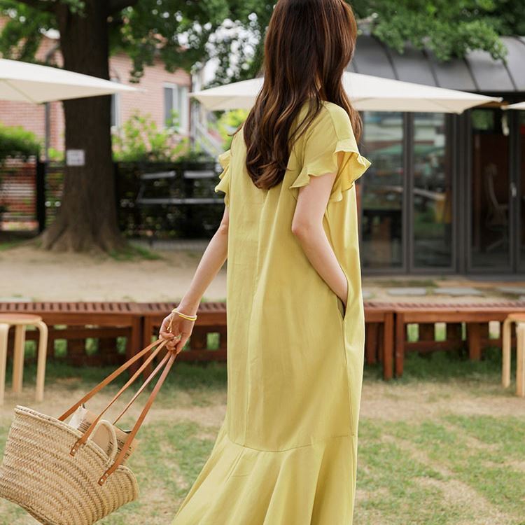 ワンピース　ロングワンピース　ロング　膝丈　マキシ　マキシワンピース　 シャツワンピース　ｔシャツワンピース　フレア　フリル　シフォン　ワイド　オーバーサイズ 韓国 大人可愛い　おしゃれ　カワイイ