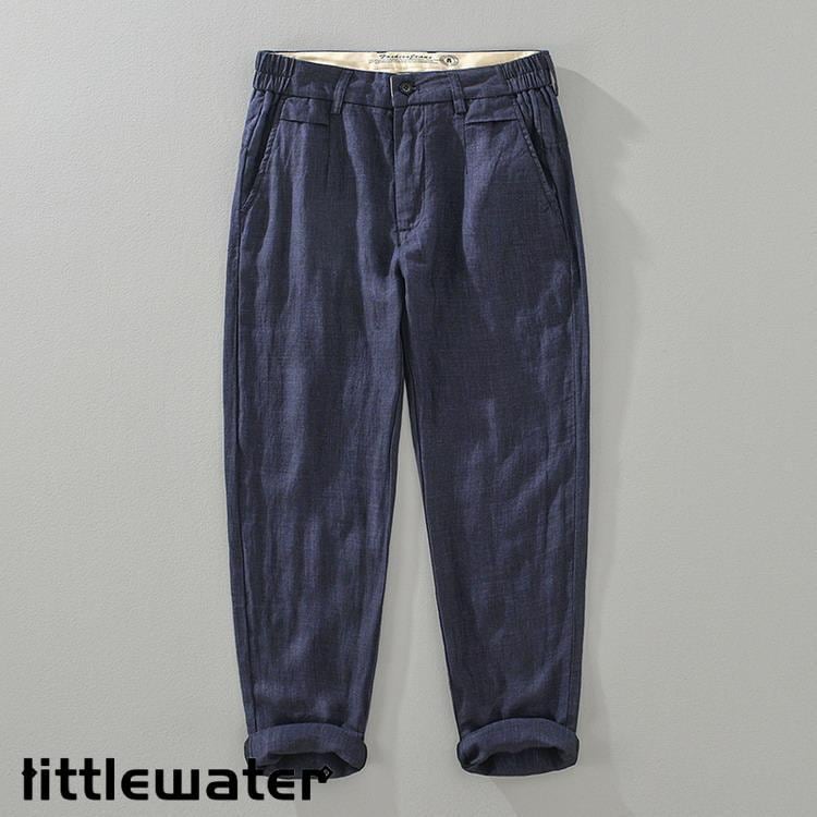3点ご購入で2oo円OFFテーパードパンツ メンズ 100%亜麻 リネンパンツ 涼しい ボトムス アンクル丈 夏服 夏物 3点ご購入で2oo円OFFテーパードパンツ メンズ 100%亜麻 リネンパンツ 涼しい ボトムス アンクル丈 夏服 夏物