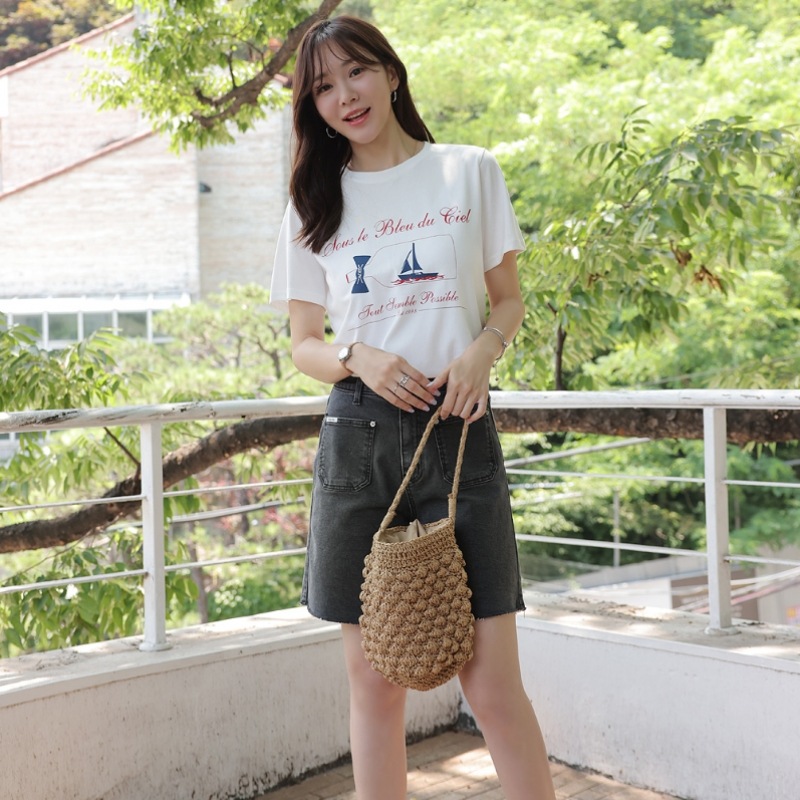 クリック＆ファニー クールムードポケットデニムショートパンツ[S,M,L,XLサイズ]