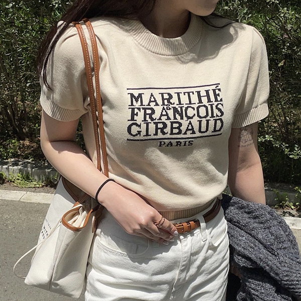 マリテフランソワジルボー トップス 服 半袖 マリテ 韓国