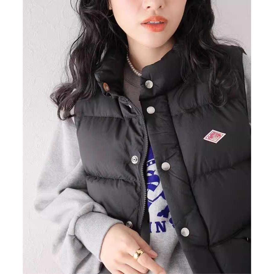 【期間限定セール中】ダントン レディース ダウンベスト 防寒 ダウンベスト トップス 無地 レディース ダウンベスト