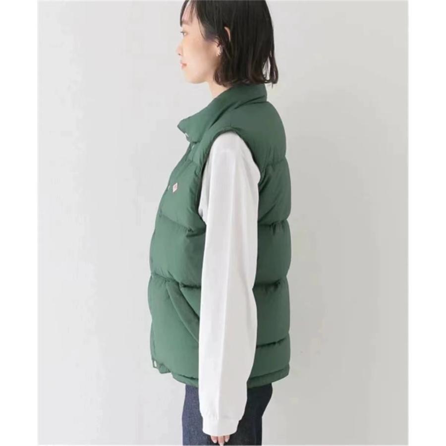 【期間限定セール中】ダントン レディース ダウンベスト 防寒 ダウンベスト トップス 無地 レディース ダウンベスト