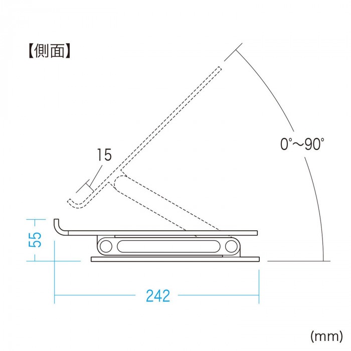 サンワサプライ ノートパソコン用アルミスタンド 角度・高さ調整タイプ PDA-STN58S mdprevattcaulkingandwaterproofing.com