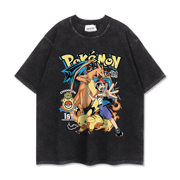 Qoo10] 半袖Tシャツ ウォッシュ加工 エイジング