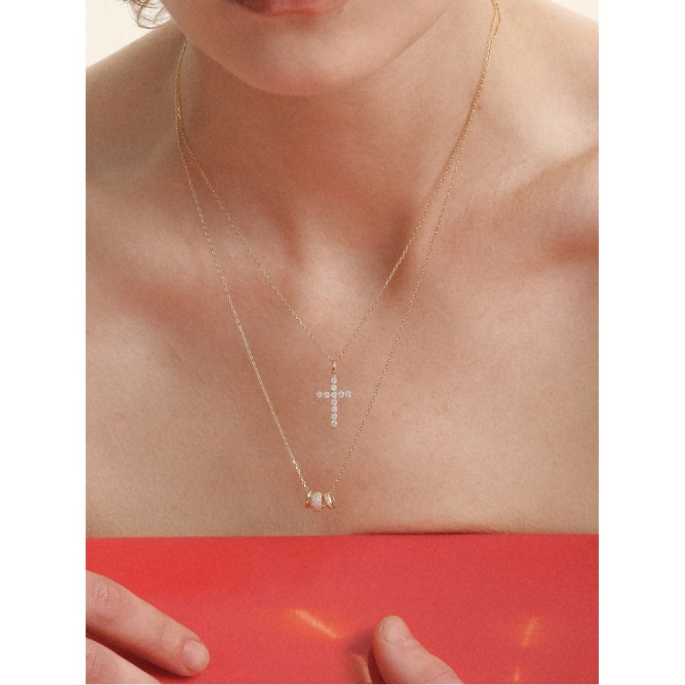 LUNNE 14kダイヤモンドノーブルクロスペンダント LCP02 LUNNE 14kダイヤモンドノーブルクロスペンダント LCP02