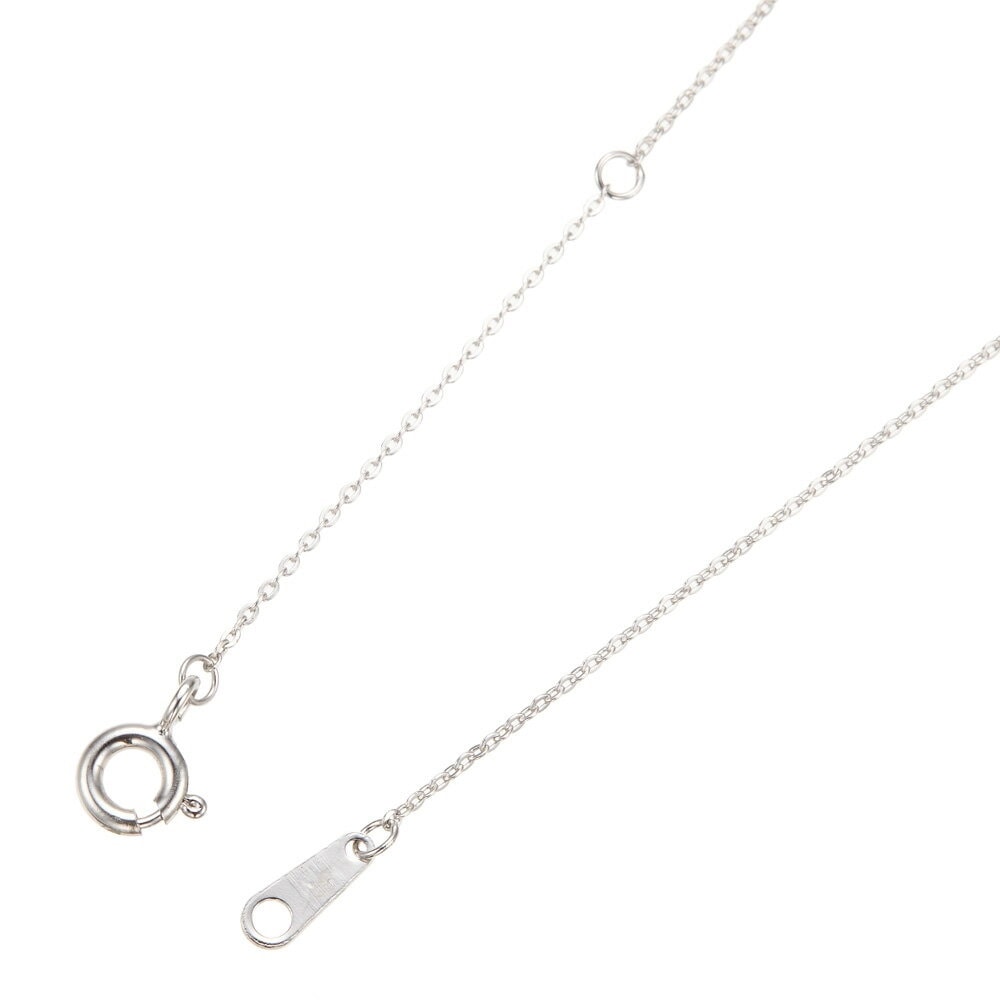 ネックレス レディース シルバー925製 キュービックジルコニア 一石 シンプル 小ぶり