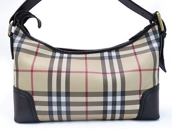 美品バーバリーロンドンヘイマーケットチェックショルダーバッグホーボーバッグハンドバッグレザーイタリア製 美品バーバリーロンドンヘイマーケットチェックショルダーバッグホーボーバッグハンドバッグレザーイタリア製