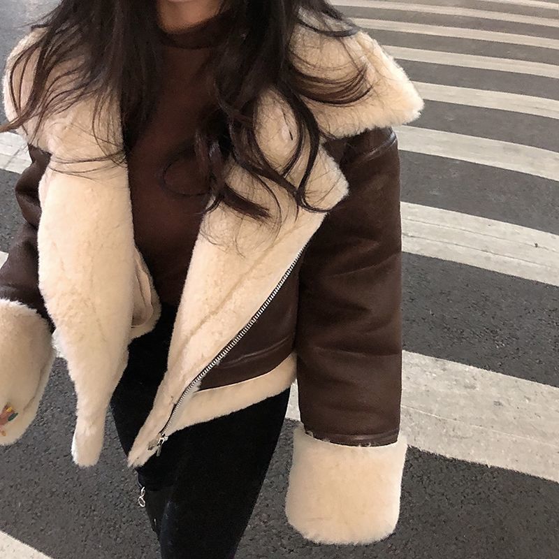 AWアウターニュースタイル 暖かい おしゃれ ショット丈 皮ジャンパー 裏起毛 厚手 ジャケット ライダース ムートンファッション ダウンジャケット 裏起毛ファッション AWアウターニュースタイル 暖かい おしゃれ ショット丈 皮ジャンパー 裏起毛 厚手 ジャケット ライダース ムートンファッション ダウンジャケット 裏起毛ファッション