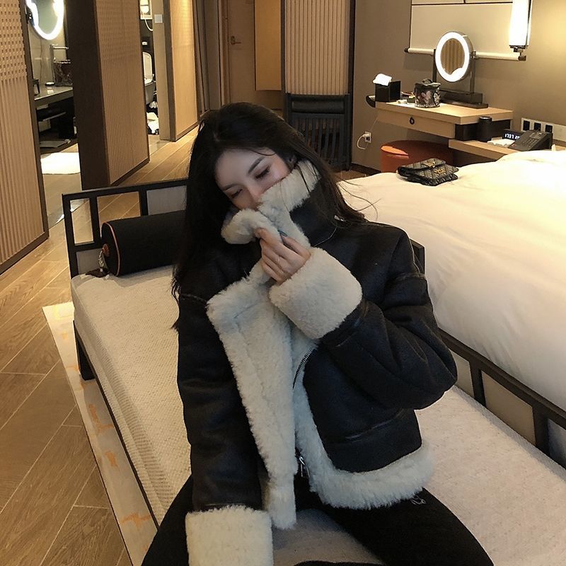 AWアウターニュースタイル 暖かい おしゃれ ショット丈 皮ジャンパー 裏起毛 厚手 ジャケット ライダース ムートンファッション ダウンジャケット 裏起毛ファッション AWアウターニュースタイル 暖かい おしゃれ ショット丈 皮ジャンパー 裏起毛 厚手 ジャケット ライダース ムートンファッション ダウンジャケット 裏起毛ファッション