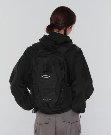 バックパック・リュック Noiago NOI1677 String Nylon Backpack Black NOI1616 string pocket backpack (black) - 노이아고 (NOIAGO)
