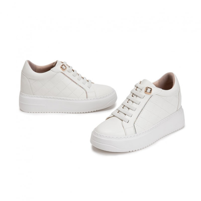 エスクワイア [本社直営] エスクァイアレディースジョイキルティングスニーカー YXDFHZ995WH