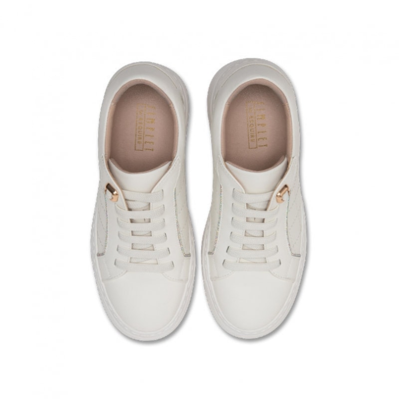 エスクワイア [本社直営] エスクァイアレディースジョイキルティングスニーカー YXDFHZ995WH