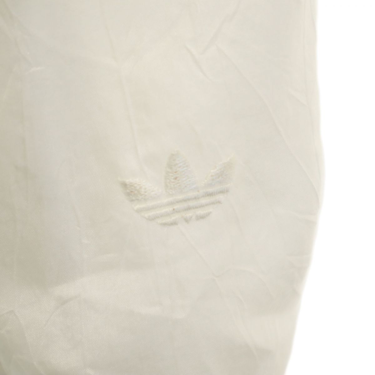 80s トレイフォイルロゴ ヴィンテージ ジップジャケット ホワイト メンズ 80s トレイフォイルロゴ ヴィンテージ ジップジャケット ホワイト メンズ