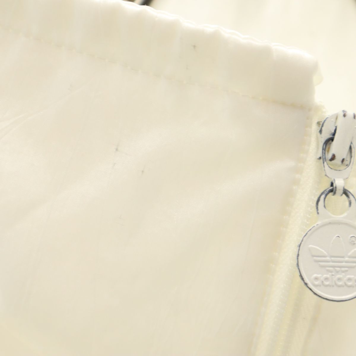 80s トレイフォイルロゴ ヴィンテージ ジップジャケット ホワイト メンズ 80s トレイフォイルロゴ ヴィンテージ ジップジャケット ホワイト メンズ