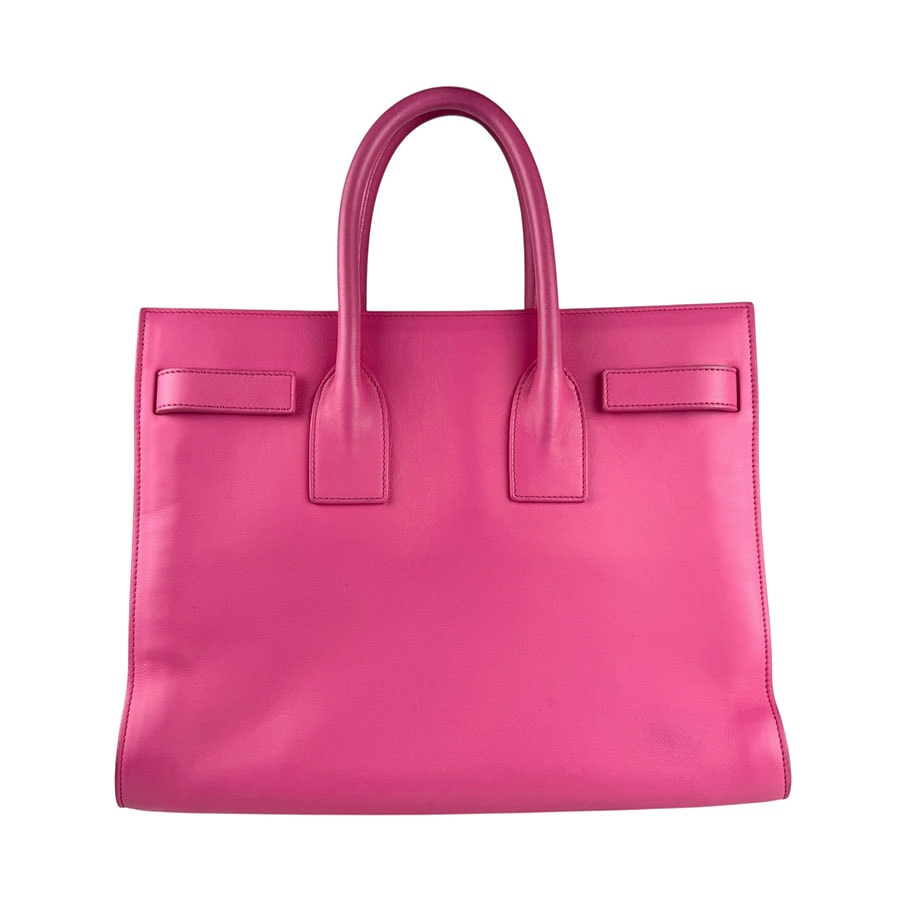 サンローラン SAINT LAURENT ハンドバッグ ショルダーバッグ サック ド ジュール レザー ピンク ゴールド レディース z6039