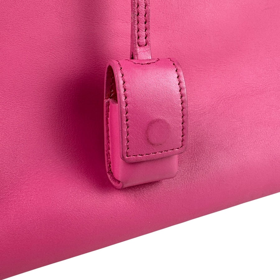 サンローラン SAINT LAURENT ハンドバッグ ショルダーバッグ サック ド ジュール レザー ピンク ゴールド レディース z6039