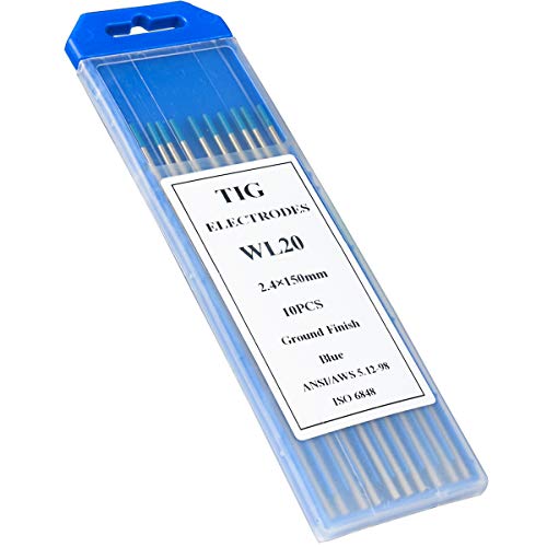 TIG溶接用タングステン棒 2%ランタン入り タングステン電極棒 (ブルー) (Φ2.4MM*150 TIG溶接用タングステン棒 2%ランタン入り タングステン電極棒 (ブルー) (Φ2.4MM*150