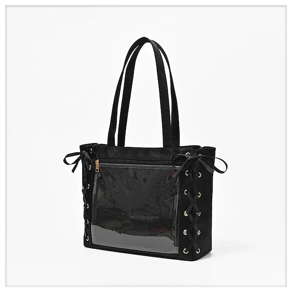 志麻　L∞VE　痛バ 楽天市場】痛バッグ トート 痛バ A4 バック 黒 白 ブラック