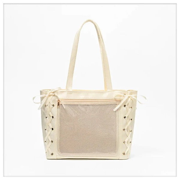 Qoo10] レースアップ 痛バッグ Lサイズ 痛バ