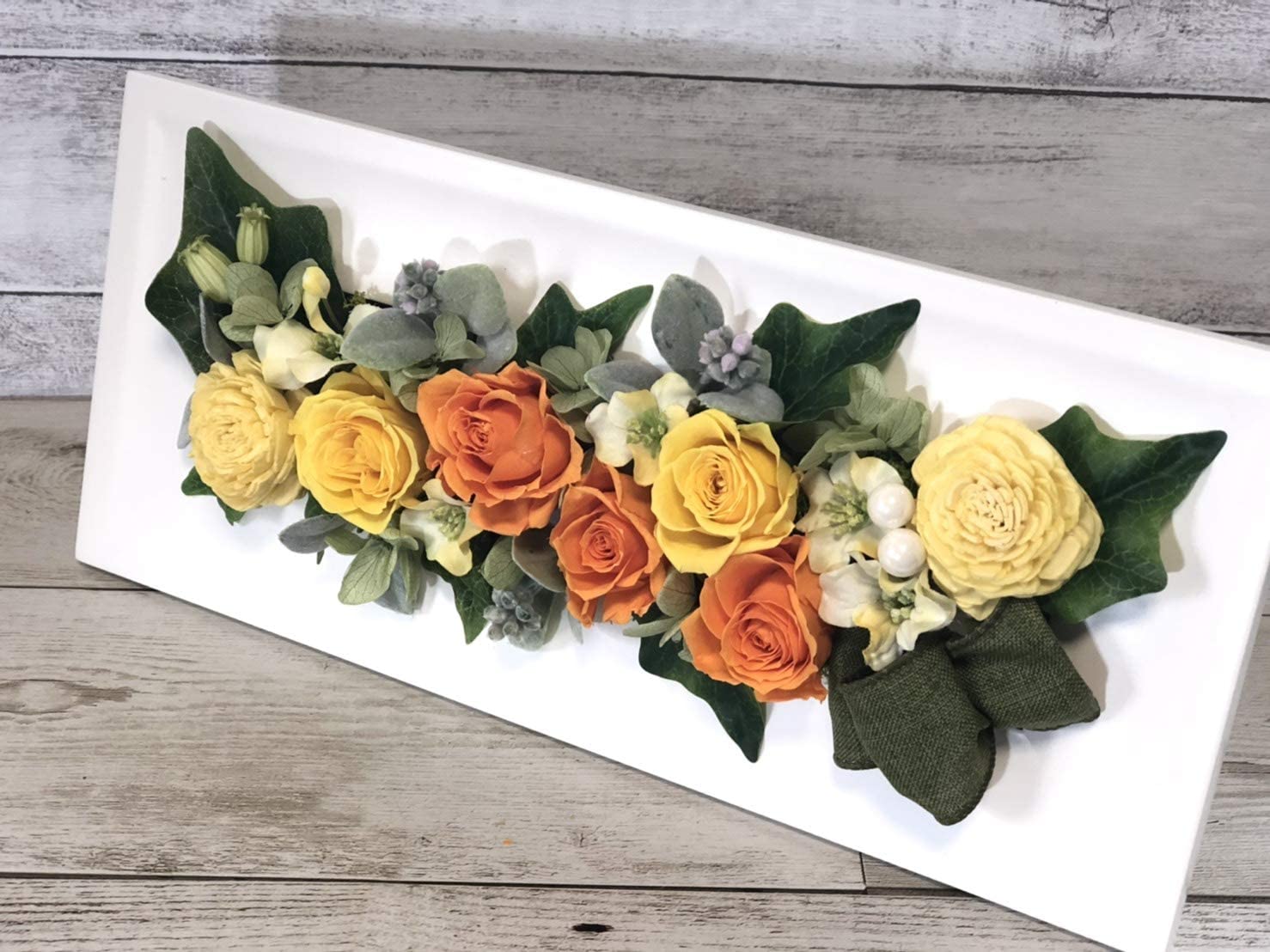 プリザーブドフラワー フレーム アレンジ 選べる4color アーティフィシャルフラワー 造花 Lulus-1304 プリザーブドフラワー フレーム アレンジ 選べる4color アーティフィシャルフラワー 造花 Lulus-1304