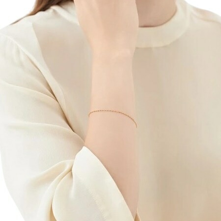 4cd517185【送料無料】【ラッピング無料】ヨンドシー 4℃ K18ピンクゴールド ブレスレット ブランド 正規品 新品 ギフト プレゼント 人気 おすすめ 誕生日 記念日 クリスマス