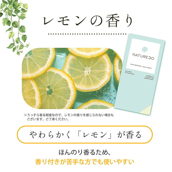 Qoo10] NATURECO 眉毛 顔 ワックス脱毛シート 40枚入り