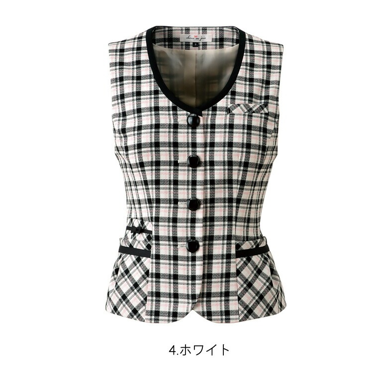 レディース ベスト オールシーズン オフィス チェック 事務服 定番 ノーマル フォーマル 入学式 卒業式 面接 受験 ジョア かわいい 11660 レディース ベスト オールシーズン オフィス チェック 事務服 定番 ノーマル フォーマル 入学式 卒業式 面接 受験 ジョア かわいい 11660