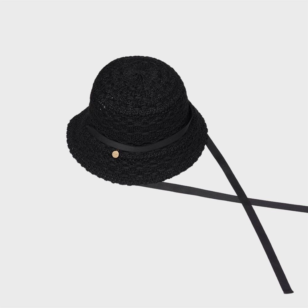 ジャスティナ J. レターかぎ針編みバケットハット BK (JEACEM4BS905BK260) ジャスティナ J. レターかぎ針編みバケットハット BK (JEACEM4BS905BK260)