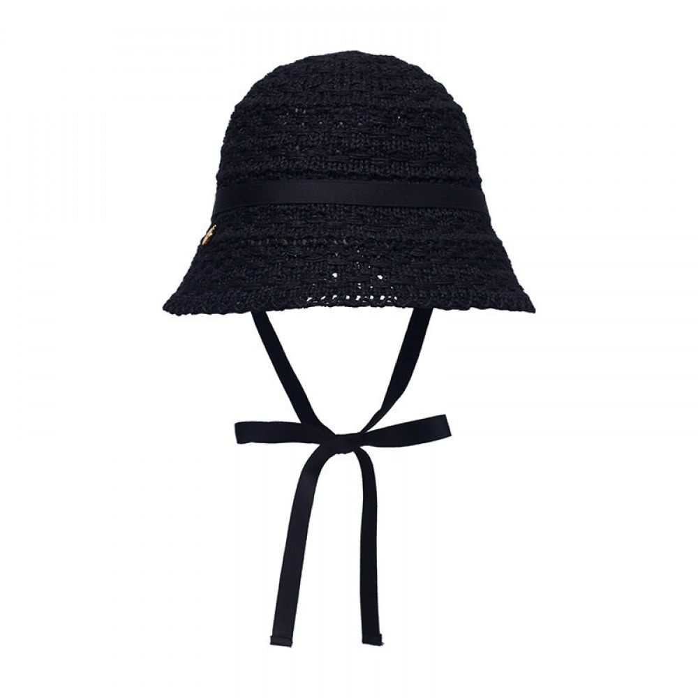 ジャスティナ J. レターかぎ針編みバケットハット BK (JEACEM4BS905BK260) ジャスティナ J. レターかぎ針編みバケットハット BK (JEACEM4BS905BK260)