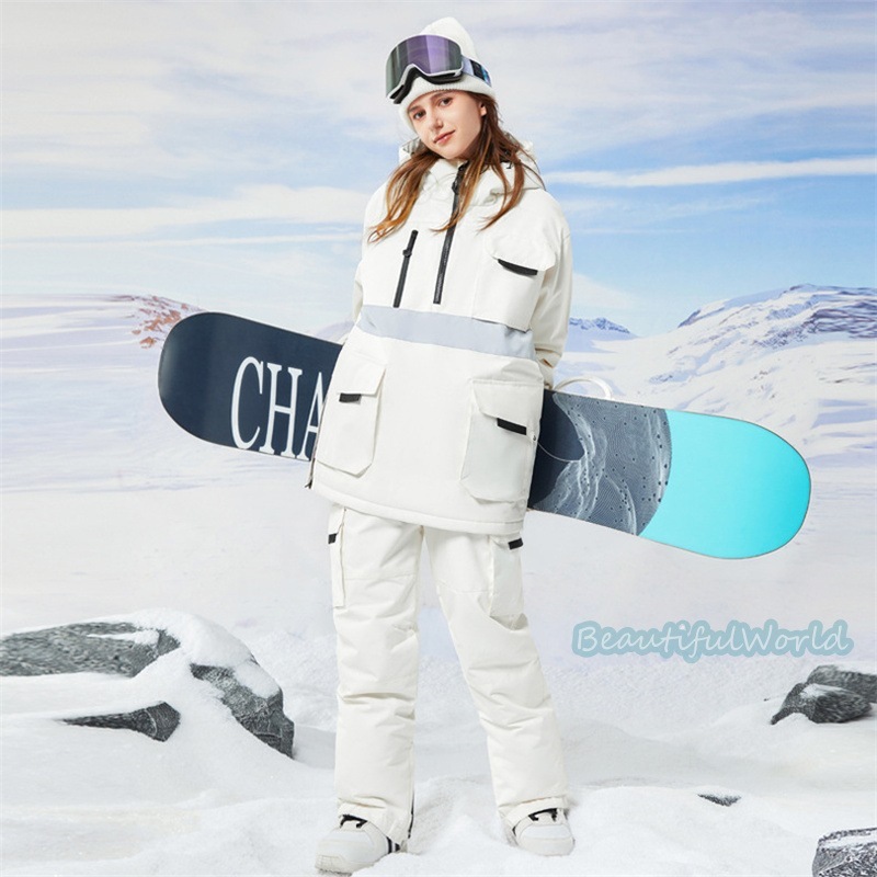 スノーボードウェア 上下 スキーウェア 上下セット メンズ レディース スノボウェア ジャケット パンツ 男女兼用 スノーウェア 撥水 防風 保温 雪遊び
