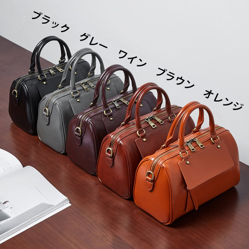 今月最大のプロモーション 迅速な配送 ボストンバッグ ハンドバッグ レディース 本革 ショルダーベルト付き 横長い バッグ 鞄 かばん ショルダー掛け 斜めがけ ショルダーバッグ 斜め掛けバッグ 通