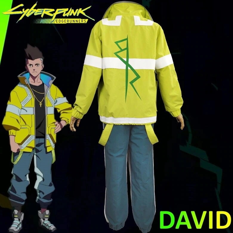 コスチューム コスプレ衣装 デイビッドマルティネス サイバーパンク:エッジランナーズ Edgerunners Cyberpunk: スーツ 2024新作入荷コスプレ