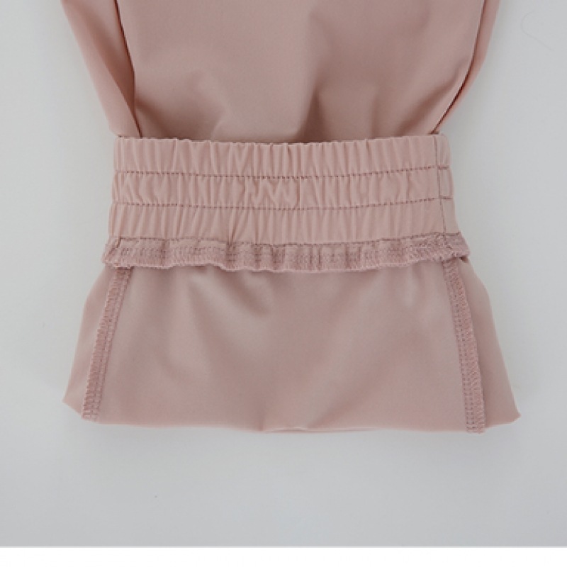 [ルイカステル] レディースソリッドダブルサイドバンドカーゴジョガーパンツ